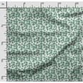 thumbnail image 2 of Soimoi Animal Skin Print, Silk Fabric Decor Sewing Fabric By The Yard- 42 Inch Widedecorative Fabric For Shirts, Suits, Ties - Green, 2 of 5