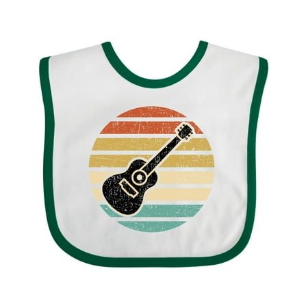 

Inktastic Guitar Music for Guitarist Musician Gift Baby Boy or Baby Girl Bib