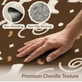 thumbnail image 6 of ODIKA 8'x10' Dark Brown Cowboy Yee Haw Cowgirl Washable Area Rug Motif With Cactus And Horseshoes Ornamental Non-Shedding, Easy Care, for King Size Bedroom Under Bed, Master Suite, 6 of 7
