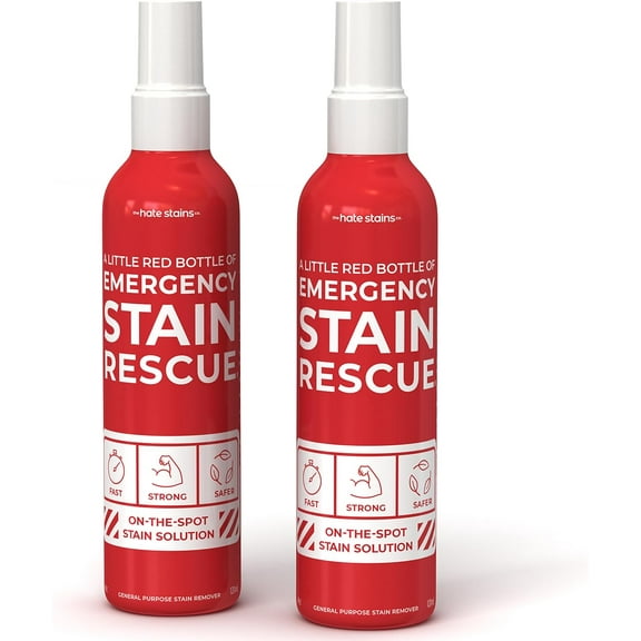 Stain Remover Spray - Carpet Cleaner Spray - Wine & Coffee Stain Removal - 4 Fl Oz (Pack of 2)