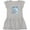 AC-Heather Grey, variant on Inktastic Dolphin-itely the Cutest Girls Toddler Dress
