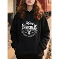 thumbnail image 2 of Festive Style Christmas Hoodie for Men Women, Holiday Pullover Hooded Sweatshirt, Cozy Cotton Poly Blend, Funny Winter Xmas Gift Outfit, 2 of 5