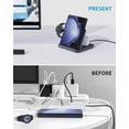 thumbnail image 6 of for Samsung Z Fold 6/5 Wireless Charger Station 3 in 1 Foldable Fast Charging Stand Dock for Galaxy Z Fold 4/, Z Flip 6/5/4/, S25/S24/S23/S22, Note20/10 Ultra, Watch 6/5/Pro/4/3, EarBuds, 6 of 6