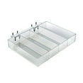 thumbnail image 4 of Azar Displays 225544-2pack Four-Compartment Tray for Pegboard/Slatwall (Pack of 2), 4 of 4