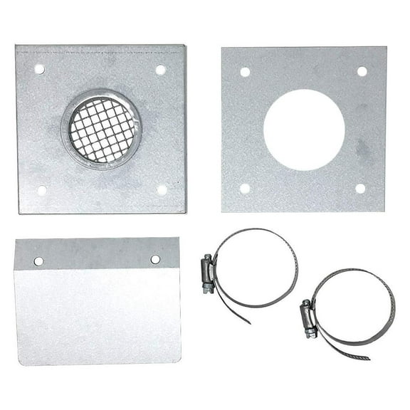 3" Outside Air Kit for Pellet Stoves with 3" Air Intake Pipe Including Stoves 3" X 10'