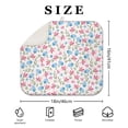 thumbnail image 4 of Microfibre Drying Mat for Kitchen Pioneer Dish Drying Drainer Mat Absorbent Colorful Floral Drying Mat Washing Up for Glass, Plate & Cup 16inch X 18inch, 4 of 7