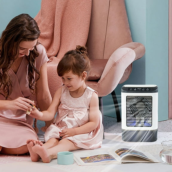 sruoe Air Conditioner, Portable Air Cooler, Personal Air Cooler, Portable Air Conditioners on Clearance, Mini Portable Air Conditioner Quiet Desk Cooler