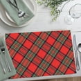 thumbnail image 5 of CounterArt "Christmas Plaid" 24 Sheet Reusable Premium Paper Stock Placemats, 5 of 6