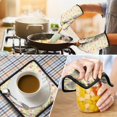 thumbnail image 4 of Pioneer Flower Floral Print Pattern Kitchen Oven Mitt and Pot Holder Sets 2 Pcs for Baking, Cooking and Grilling, Heat Resistant Up To 392 °F, 4 of 7