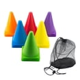 thumbnail image 2 of 30 conos para entrenamiento de fútbol, ​​resistentes, de 18 cm, ligeros y reutilizables, con bolsa de transporte para practicar fútbol., 2 of 8