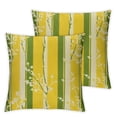 thumbnail image 2 of ARISTURING  Decorative Square Throw Pillow Cushion Cover Set, Hidden Zipper, Machine Washable, Lemon Bliss 2 pcs, 2 of 6