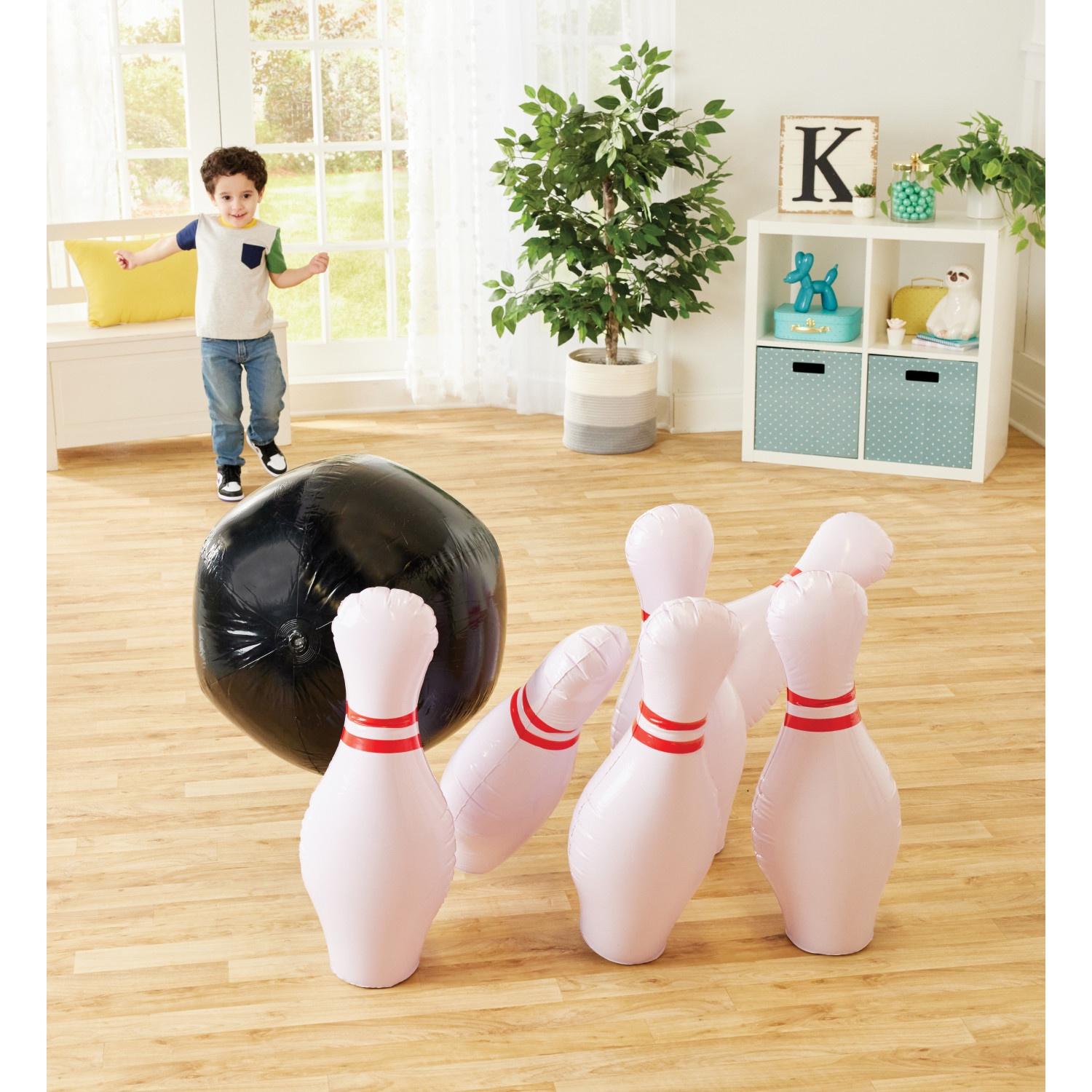 Set Gigante De Bolos Mondo – 6 Bolos + Pelota – Altura 32 Cm – Plástico Resistente, Fabricado En Italia