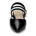 thumbnail image 3 of BLISSFUL STEP Women's Pointed Toe Slingback Pumps, 3 of 7