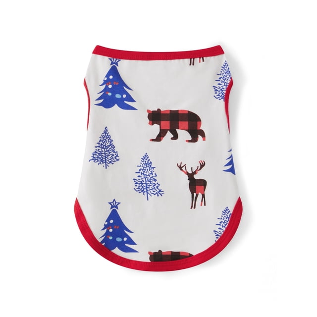 Argulvti Family Matching Christmas Pajama Set, Reindeer Tree Print Long Sleeve Tops and Long Pants Sleepwear Outfits