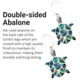 thumbnail image 3 of Abalone Shell Turtle Earrings for Women in 925 Sterling Silver Dangle Earrings - Boho Beach Sea Turtle Jewelry for Women Birthday Christmas Gifts for Womens, 3 of 7