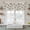Beige, variant on Black Dandelion Tier Curtains 54 Inch Length, Country Modern Minimalist Flower Cafe Short Curtains for Bathroom Over Sink, Small Kitchen Curtain Light Filtering Tiered Drapes 2 Panels 27.5"Wx54"L