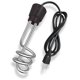 thumbnail image 2 of Calentador de agua portátil de 1500 W y 110 V con elemento de inmersión eléctrico, calentador de agua de viaje, cubo de 5 galones, descongelador, diseño de serpentín sumergible., 2 of 5