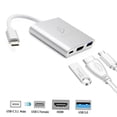 thumbnail image 4 of Adaptador Hub USB Tipo C 3 En 1 HDMI 4k USB 3.1 Type C Ele-Gate FWTWI134, 4 of 6
