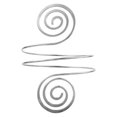 thumbnail image 2 of POINTERTECK 1 Pcs Bracelet de Brassard pour Femmes Or Réglable Minimaliste Simple Ensemble de Brassards à Spirale, 2 of 7