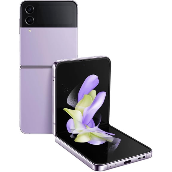 Restored Samsung Galaxy Z Flip4 5G F721U (Fully Unlocked) 128GB Bora Purple (Refurbished)