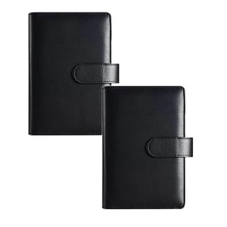 KISSKI A5 Leather Travelers Notebook Cover – Crazy Horse Leather, Brown, With Phone Pocket & Pen Slot, Gift For Men & Women