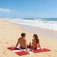 thumbnail image 5 of LACKUST Large Fast Drying Microfiber Beach Towel 28"x55" – Quick Dry Lightweight Absorbent Towel for Travel, Swimming, Gym & Pool – Patriotic Stripe Print, 5 of 6