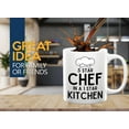 thumbnail image 2 of Chef Coffee Mug 11oz White -5 star chef - Chef Gift For Men Dad Husband Home Chefs Gourmet Chef Gift Cooking Passion Culinary, 2 of 6