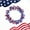Style A, variant on 2 Pack Patriotic Star Garland – 25ft Red White Blue Decoration, 4th of July Independence Day Party Banner, USA Flag Themed Outdoor & Indoor Decor