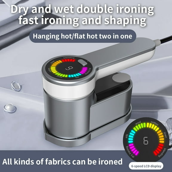 Portable Steamer for Clothes, Handheld Steamer Iron,Ironing Steaming 2 in 1,10s Fast Heating 360° Rotating Nozzle for Home, Dorm, Travel