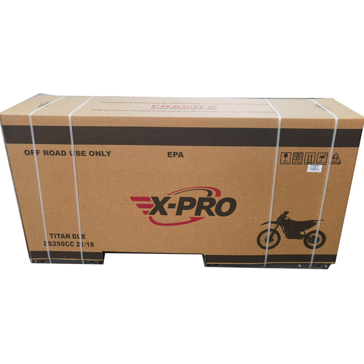 X-Pro Brand New Titan Dlx 250cc Dirt Bike, All Lights and 5 Manual Transmission, Kick/E-Start