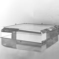 thumbnail image 4 of CiaoHER 2in Thickness Beveled Solid Acrylic Display Block Clear Polished Pedestal Stand Riser Solid Base (9x9), 4 of 4