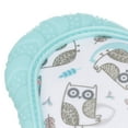 thumbnail image 5 of Nuby Aqua Owl Teething Mitten with Travel Bag, 5 of 6