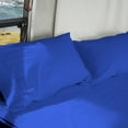 thumbnail image 3 of 5 Piece Sheet has Zipper Sheet Set, Queen Size 10 Inch Deep Pocket, 800 TC, Solid Royal Blue Color., 3 of 9