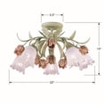 thumbnail image 5 of Crystorama Lighting - Five Light Ceiling Mount - Ceiling Mount - Southport, 5 of 7