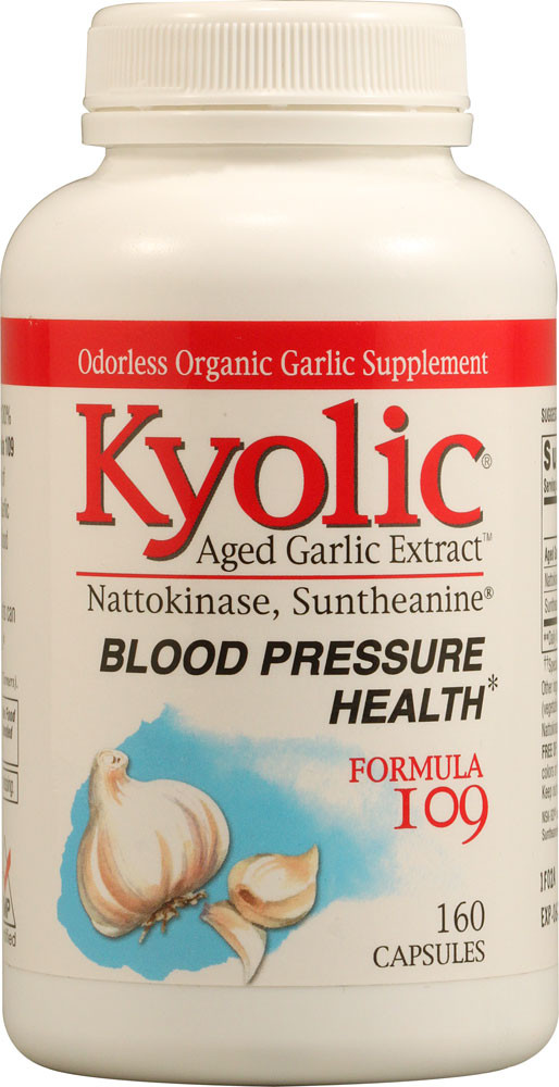 Kyolic Aged Garlic Extract Blood Pressure Health Formula 109 160