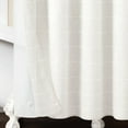 thumbnail image 5 of Lush Decor Farmhouse Textured Sheer With Peva Lining Shower Curtain White 2Pc Set 72X72, 5 of 11