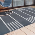 thumbnail image 3 of Superior Modern Indoor/ Outdoor Area Rug, 3' 6" x 5' 6", Grey, 3 of 10