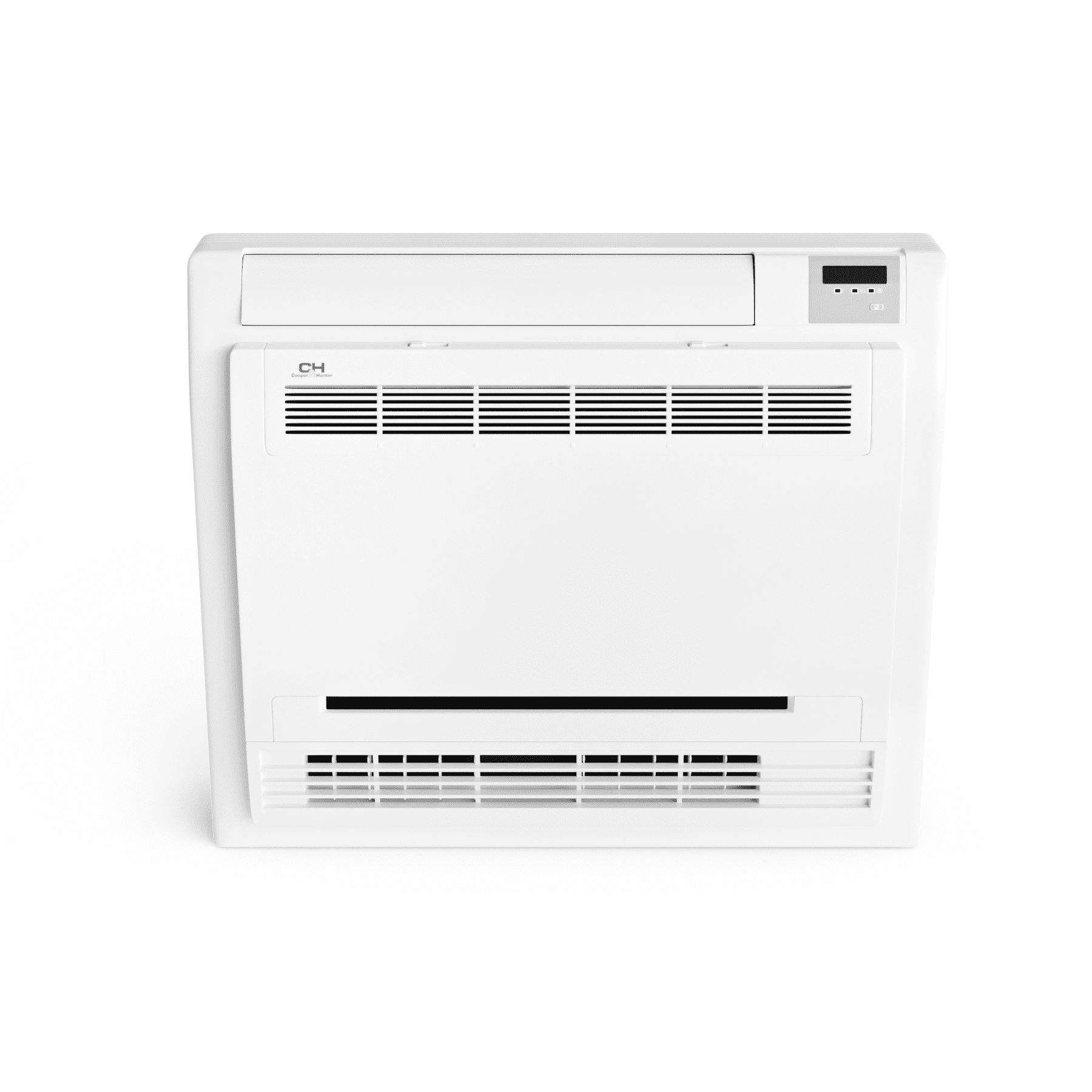 Cooper & Hunter 12000 BTU 230V Mini Floor Console Mini Split Heat Pump Air Conditioner With 16ft Kit Cover 550 Sq Ft WiFi