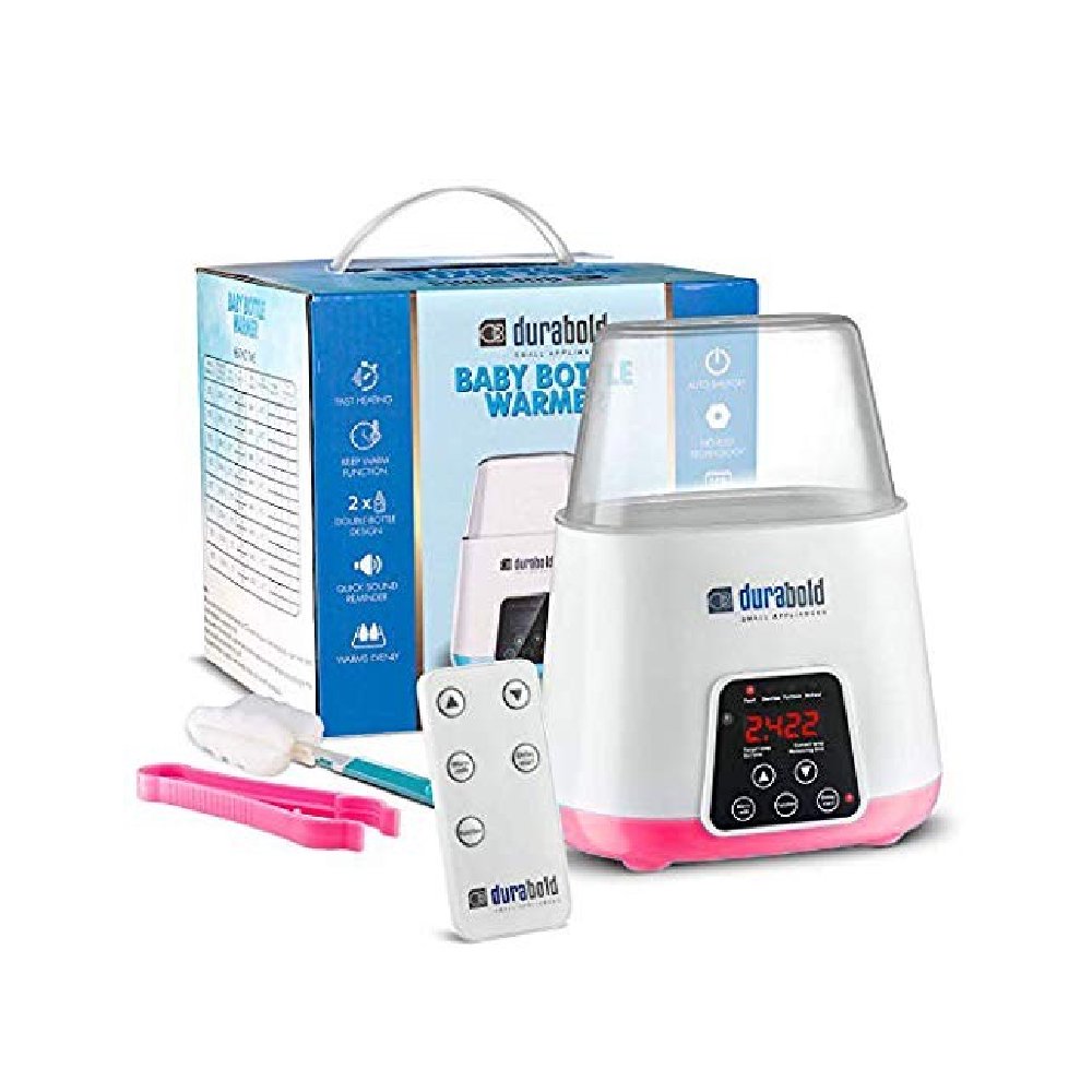 Baby Bottle Warmer Double Steam Sterilizer Digital Touch Display With