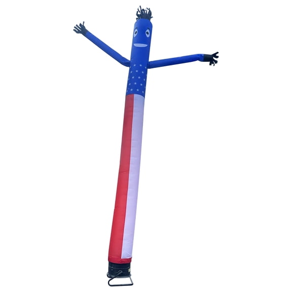 20ft Inflatable Dancer US Flag Inflatable Arm Flailing Tube Man No Blower