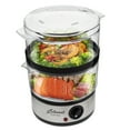 thumbnail image 3 of Electric Food Steamer Stackable Two-Tier Bowls, 5 Quart, Stainless Steel, 3 of 5