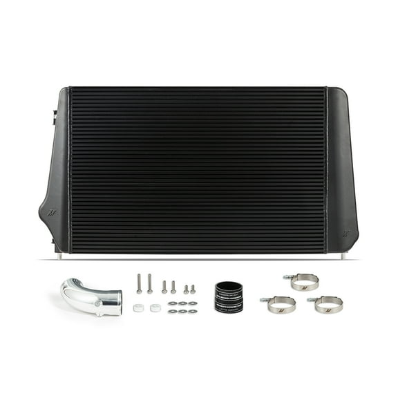 MMINT-DMAX-17BK Mishimoto Performance Intercooler, Compatible With Chevrolet/GMC 6.6L Duramax 2017-2019, Black