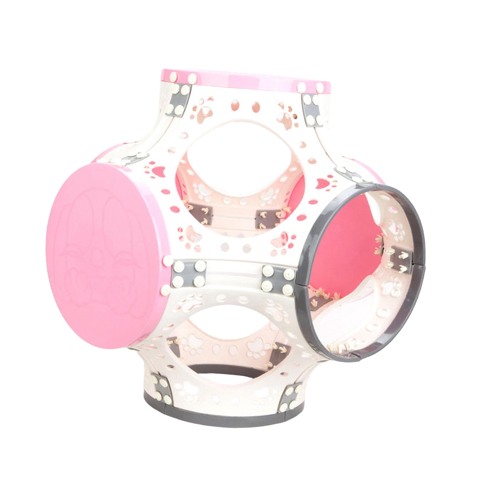 Bvdfgk Cat Tunnel Pet Interactive Toy Pet Supplies Cat Climbing Frame Pay Toy for Puppy White