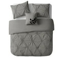 thumbnail image 4 of VCNY Home London 4-Piece Grey Floral Comforter Set, King, 4 of 8