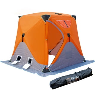 Winter Ice Fishing Tent With Chimney Hole Stove Jack 3-4 Person Outdoor  Winter Camping Tent