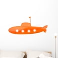 thumbnail image 1 of Submarine Wall Decal Sticker, Wallmonkeys Peel & Stick Vinyl Graphic (36 in W x 16 in H), 1 of 4