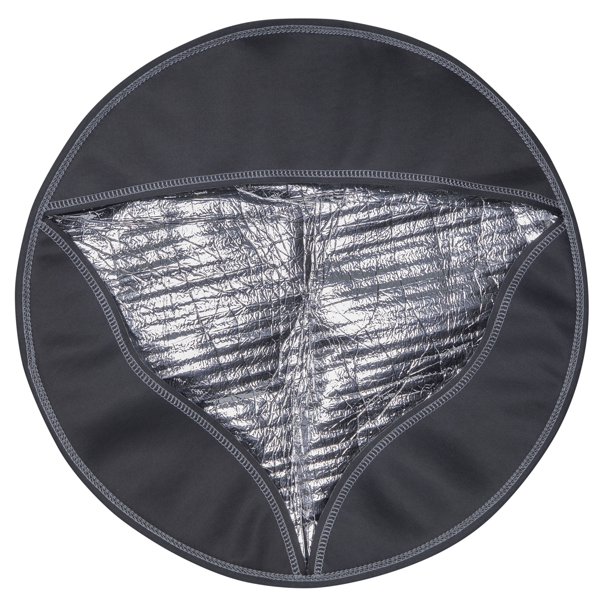 Case of 4 - WeatherPro Steering Wheel Sunshade Cover (18" x 18") Universal Design