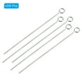 thumbnail image 3 of Uxcell 200Pcs Eye Pins Jewelry Findings 22 Gauge 60mm Stainless Steel Eye Pins 3.3mm, 3 of 5