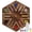 20in Rustic Brown, variant on Grhonior Fast Track Original Wahoo Board Game for 6 and 4 Players with Marbles and Dices Burnt Color 1 Pack