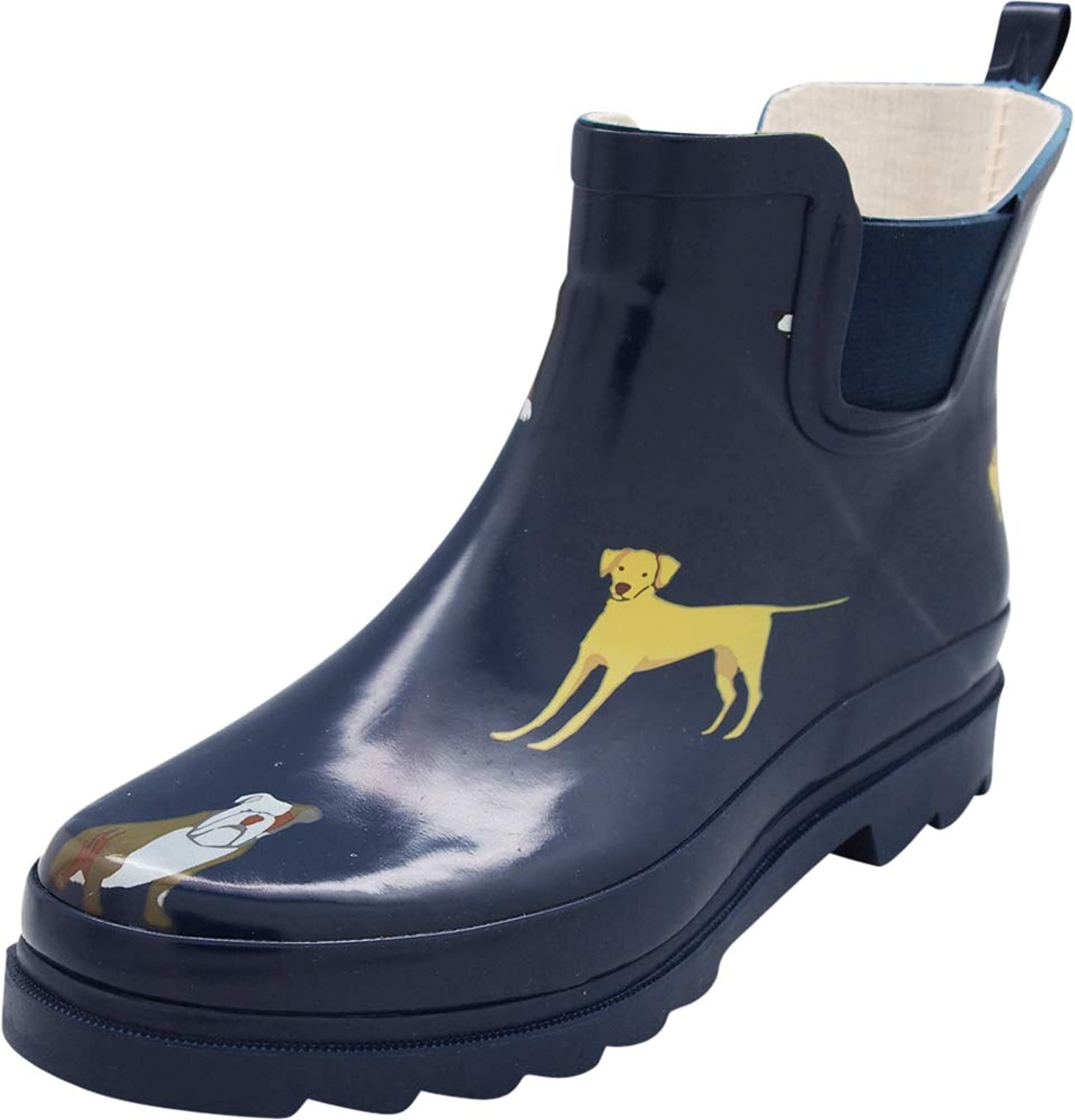 NORTY Womens Ankle Rain Boots Ladies Waterproof Winter Spring Garden Boot 